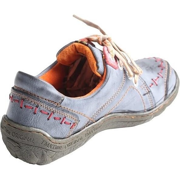 TMA EYES BLACK LEATHER HAND STITCHED SIZE 42 US 9.5 / 10 - Picture 3 of 4